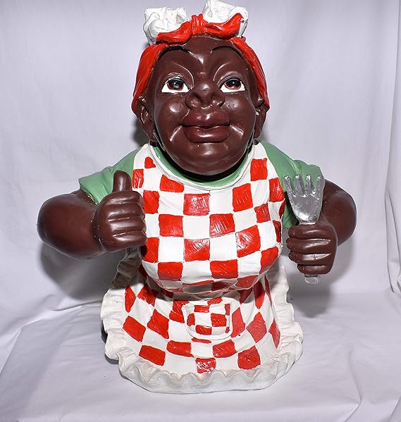 New 18 African American Black Aunt Jemima Chef Cook Decorative