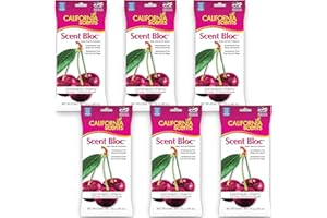 California Scents Power Bloc Car Air Freshener, Stocking Stuffers, Coronado Cherry Scent