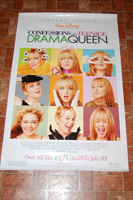 Amazon Com Confessions Of A Teenage Drama Queen Lindsay Lohan 27x40 Dvd Release Movie Poster Prints Posters Prints