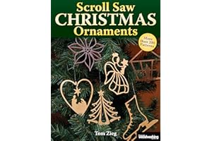 Scroll Saw Christmas Ornaments: More Than 200 Patterns (Fox Chapel Publishing) Full-Size Drawings of Religious & Traditional Designs: Santas, Snowmen, Fretwork, Ornate Words, Novelties, and Wildlife