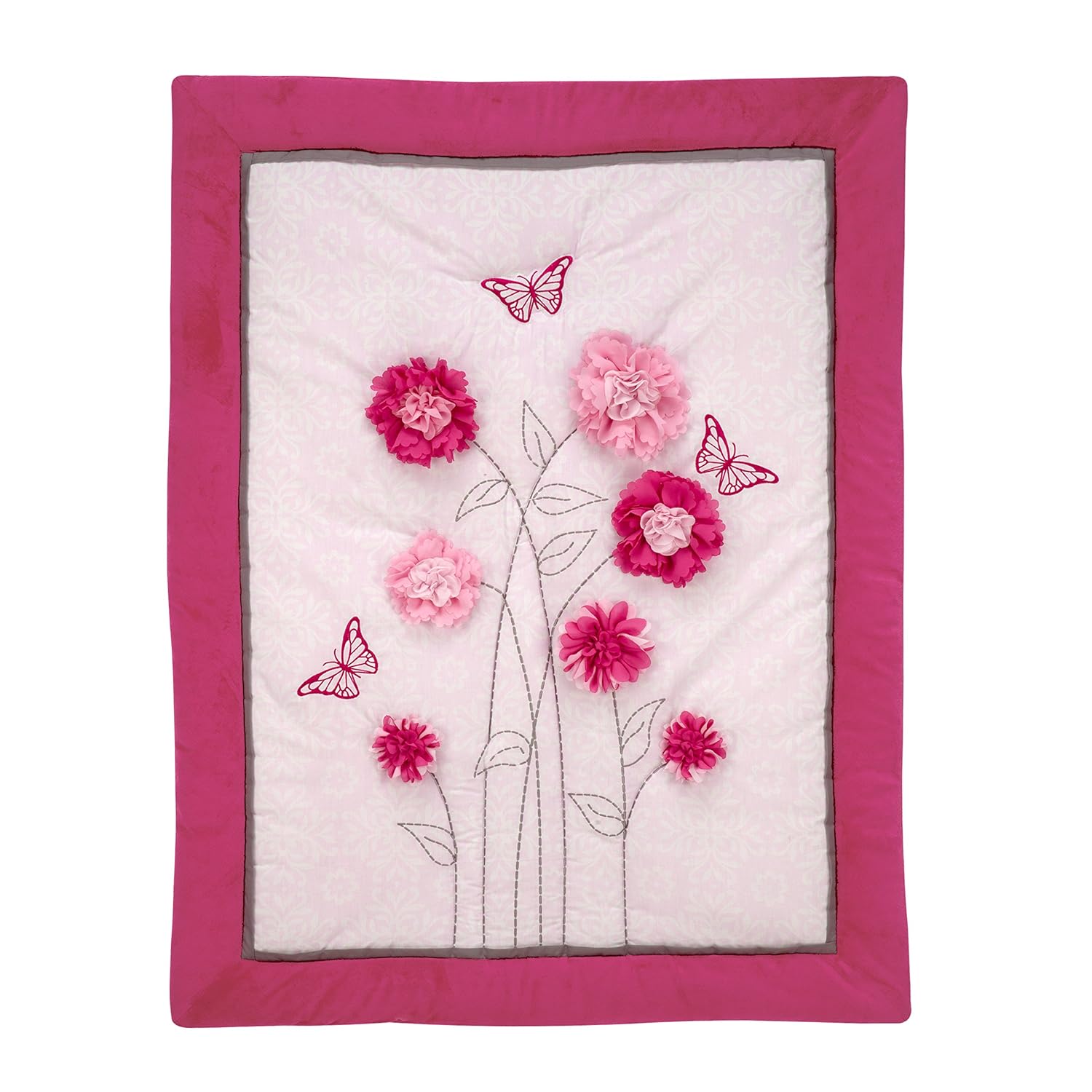 nojo butterfly crib bedding