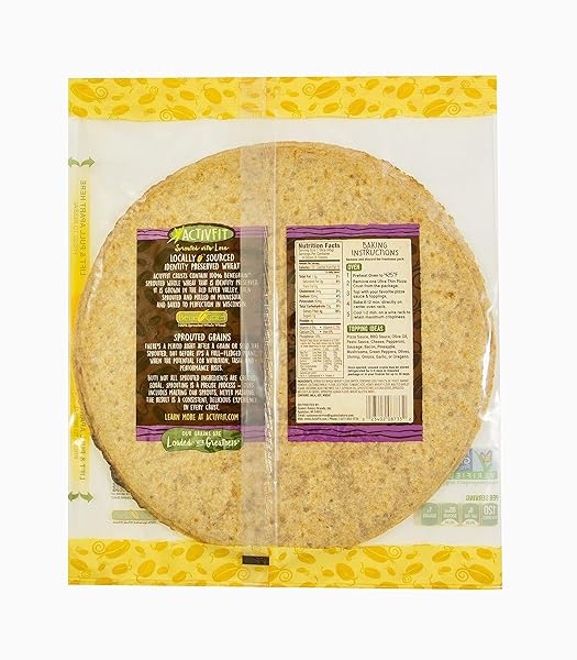 ACTIVFIT SPROUTED SUPER GRAIN ULTRA THIN PIZZA CRUST, 12″ (3 PACK)