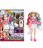 Rainbow High Creative Crystals Amaya - Muñeca de moda Rainbow 11 de 11 pulgadas con kit para hacer accesorios de cristal, anillo para ti, bricolaje, manualidades, juego de resina, regalo para Rainbow High Creative Crystals Amaya - Muñeca de moda Rainbow 11 de 11 pulgadas con kit para hacer accesorios de cristal, anillo para ti, bricolaje, manualidades, juego de resina, regalo para