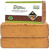 Grow Organiks Coco Coir Pith,Coco Peat Brick-1.4 lbs EA,(4 Bricks) OMRI Listed for Organic Use, Expansion Between 10-12L…