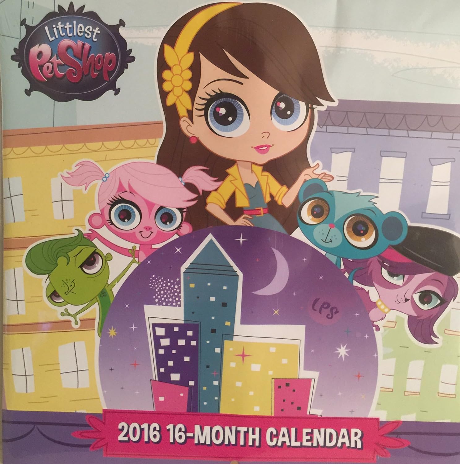 Amazon Com Littlest Pet Shop 2016 16 Month Wall Calendar Lps 10 X 10 Everything Else