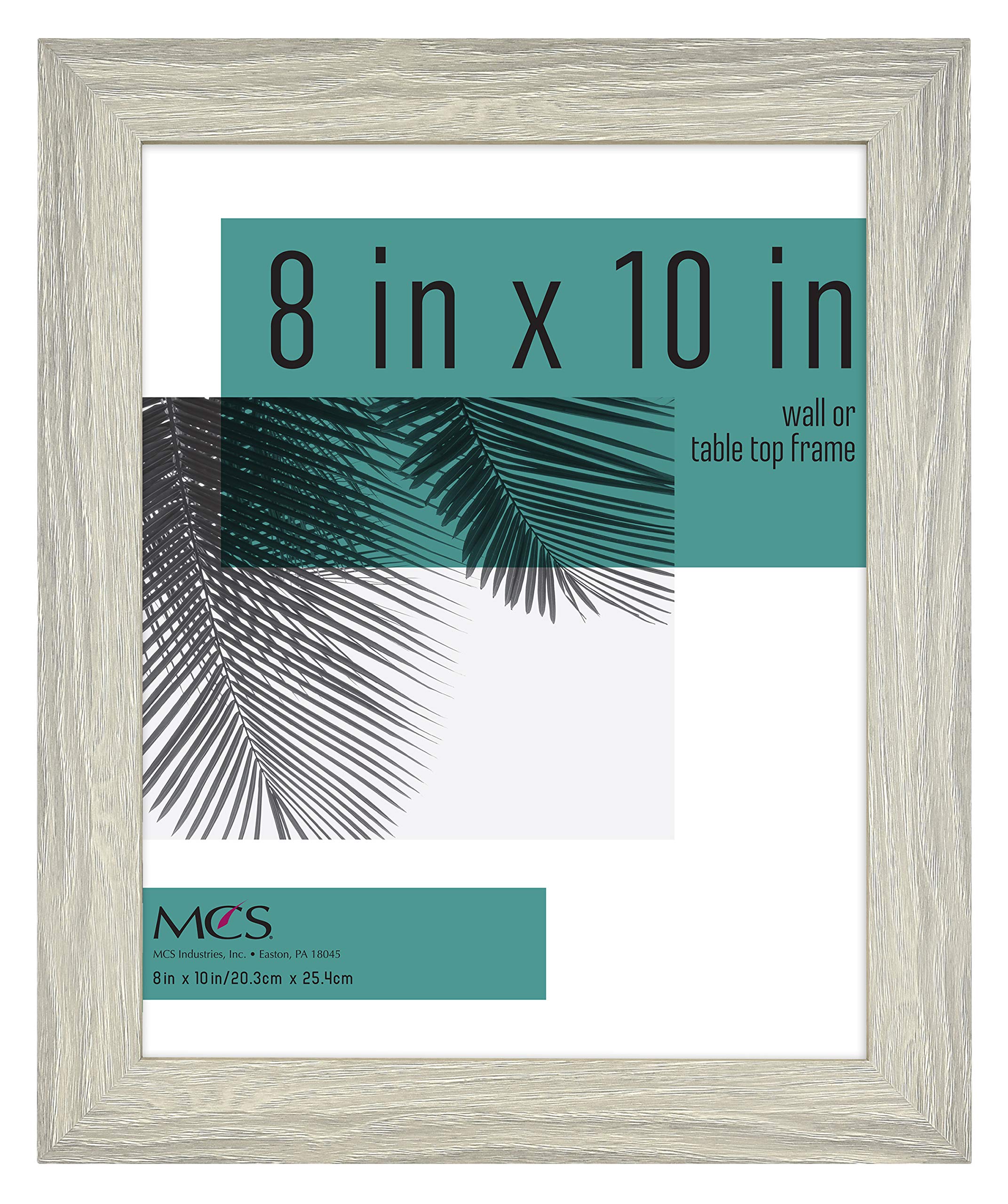 MCS Studio Gallery Frame, Gray Woodgrain, 8 x 10 in