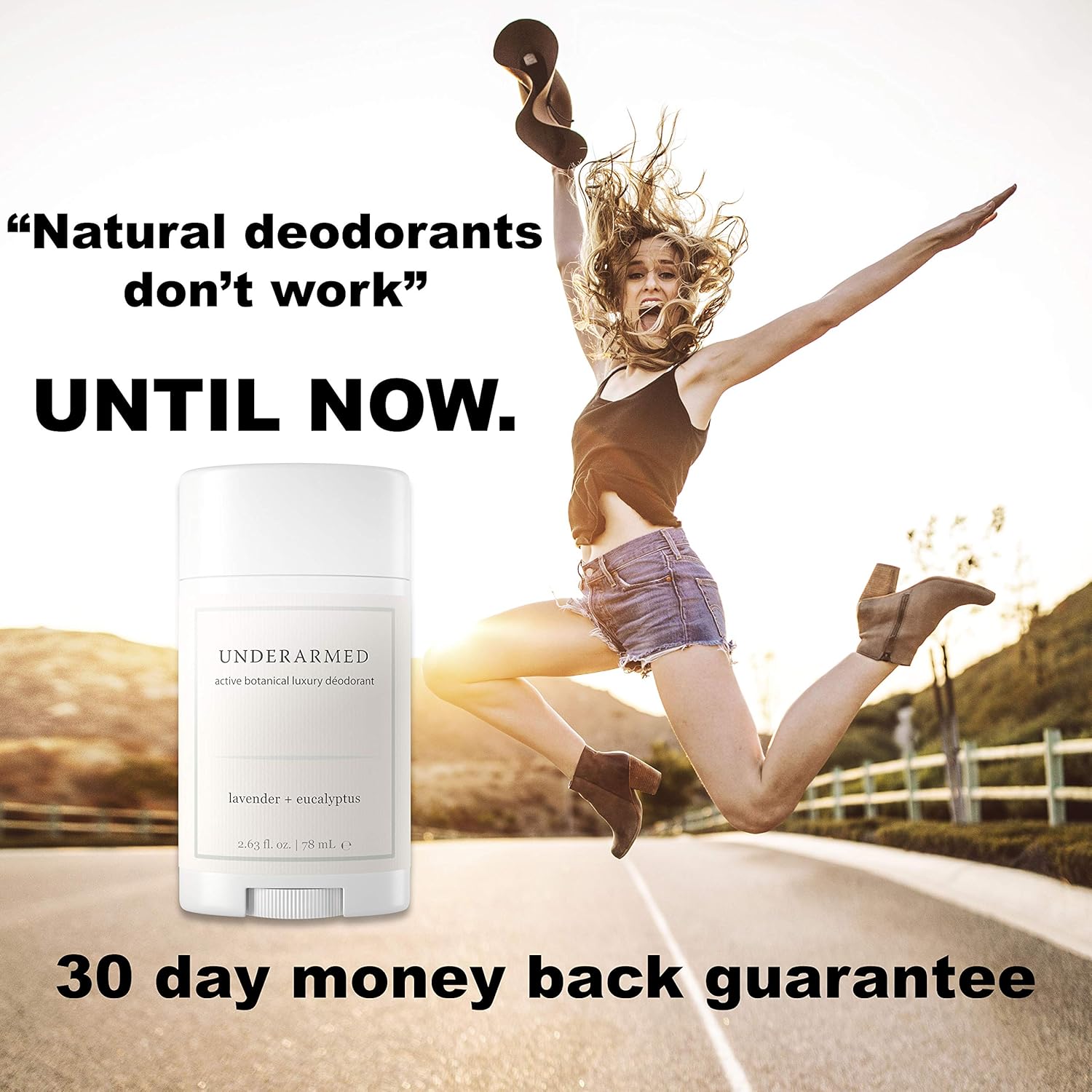 Natural Aluminum-Free Deodorant Stick (That Works) Lavender/Eucalyptus - Stay Fresh All Day - Underarmed for Women & Men - Organic, Healthy, Safe, Non Toxic - Phthalate, Paraben, Gluten & Cruelty Free: Health & Personal Care