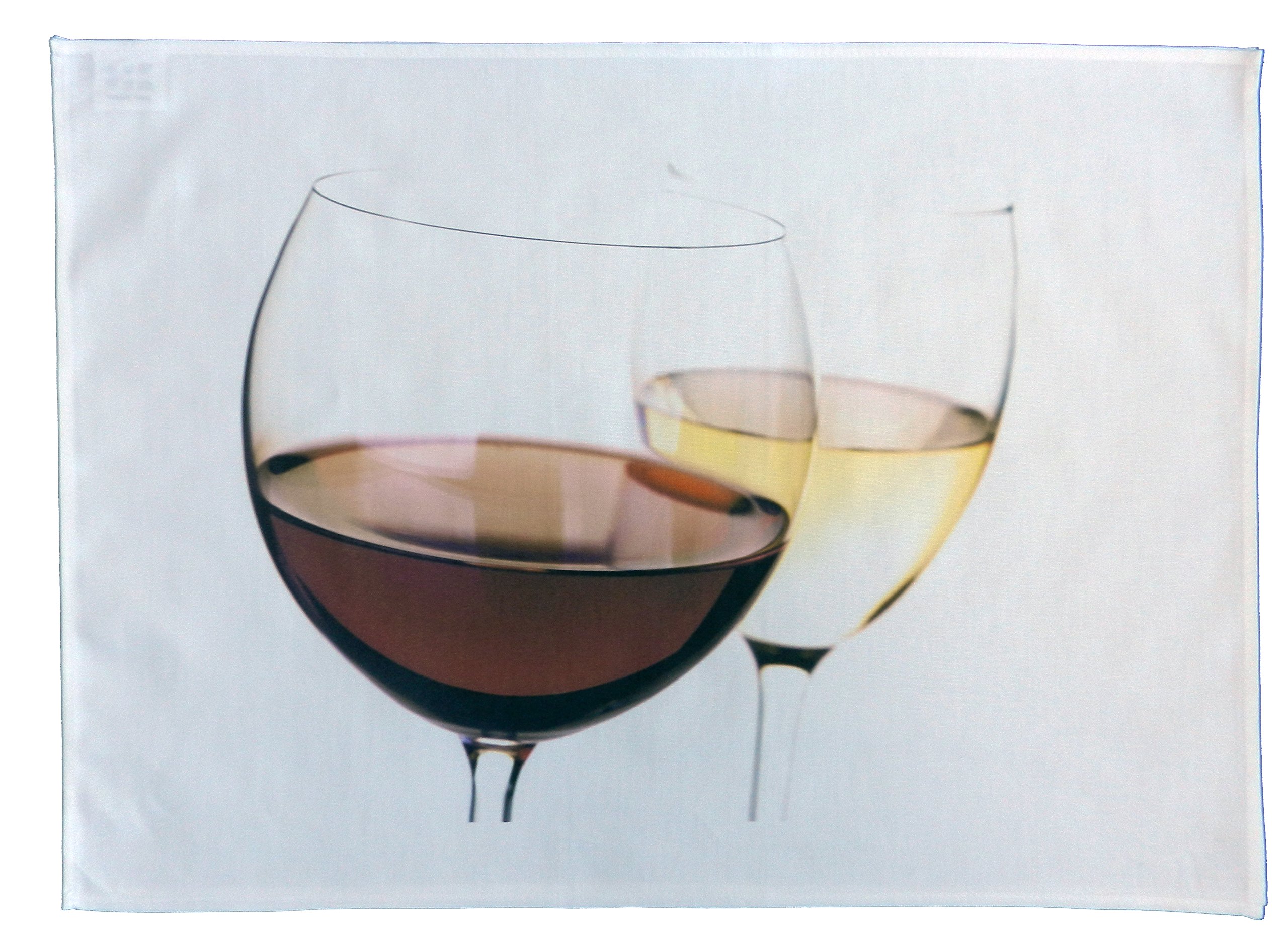 Half a Donkey The Wine Glasses Cotton Tea Towel, 47 cm Width x 65 cm Height