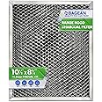 Range Hood Filter 10.5 x 8.75 Inch Fits 41F 97007696 Broan Range Hood Filter Replacement for Ductless Stove Hood Vent Filter - Charcoal Grease Combo For Hood Filters & Freshens Kitchen Oven Air (1-Pk)