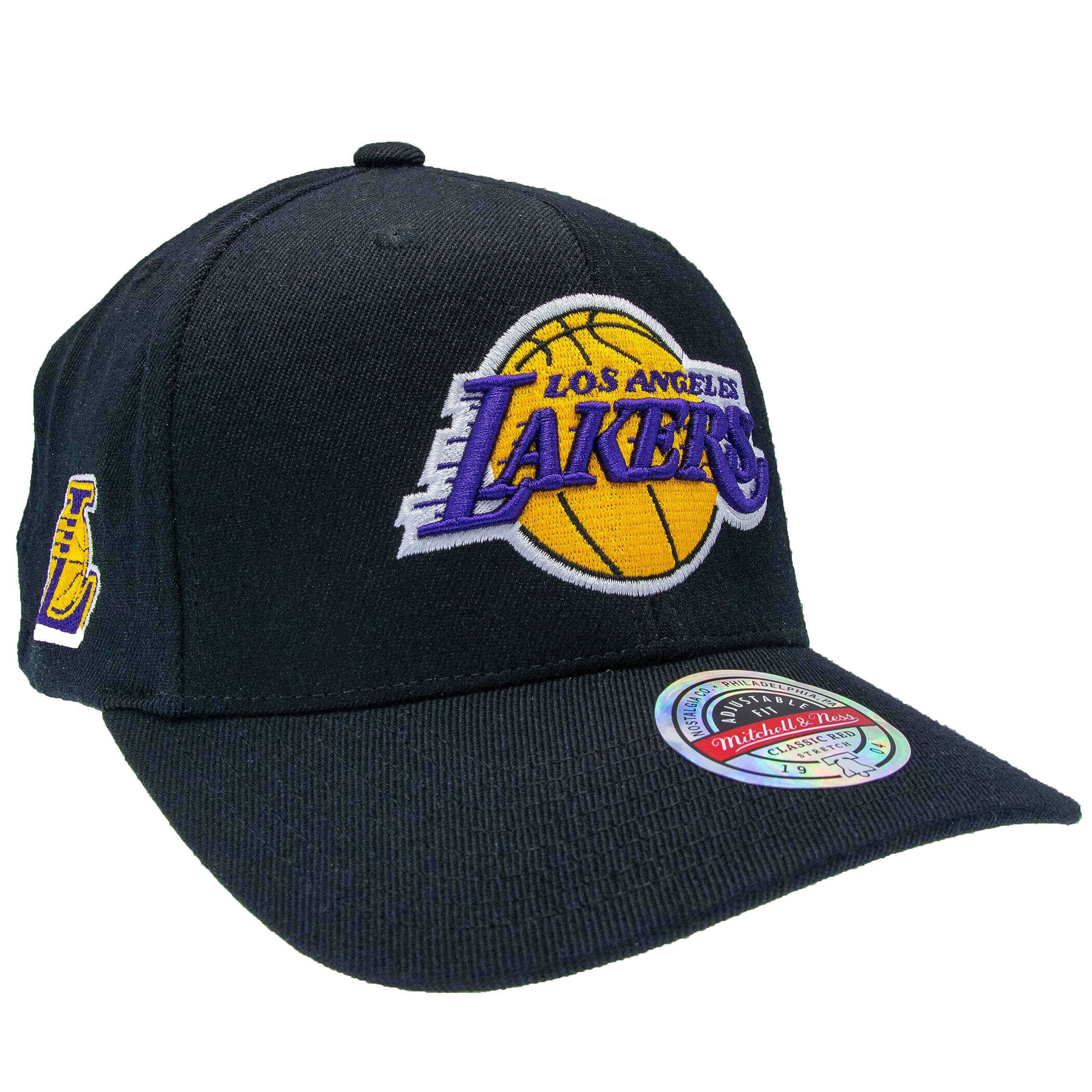 Mitchell & Ness NBA Classic Red Eazy Snapback Cap Los Angeles Lakers Black, Black, One Size
