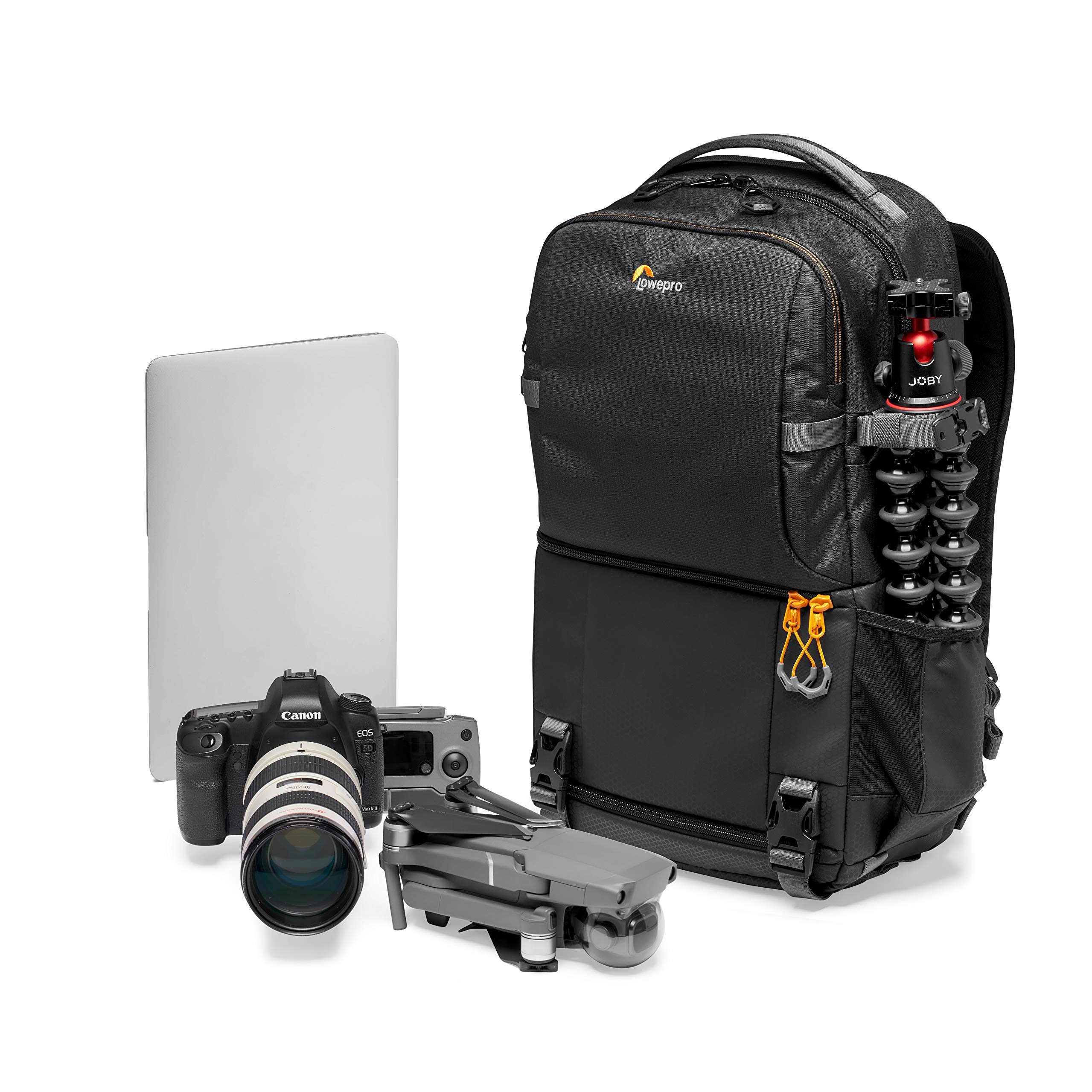 Lowepro Fastpack BP 250 AW III Camera Backpack - QuickDoor Access, fits 13 Inch Laptop, Compartment for DSLR accessories- Camera Bag for Mirrorless or DSLR - 300D Ripstop - Black