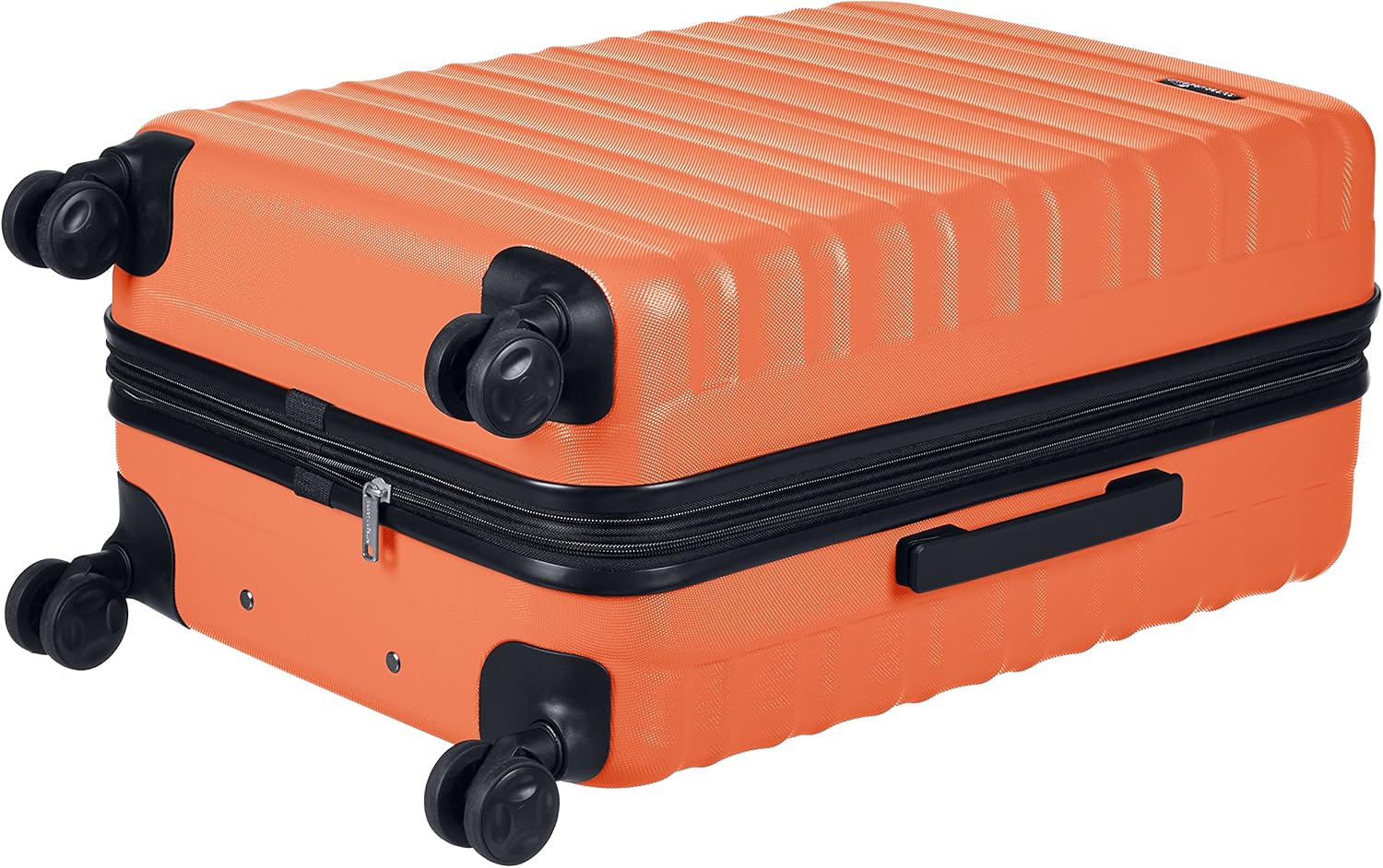 orange luggage bag