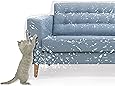 Plastic Couch Cover Pets | Cat Scratching Protector Clawing Deterrent | Heavy Duty Water Resistant Thick Clear Vinyl | Sofa Slipover Moving Long Term Storage