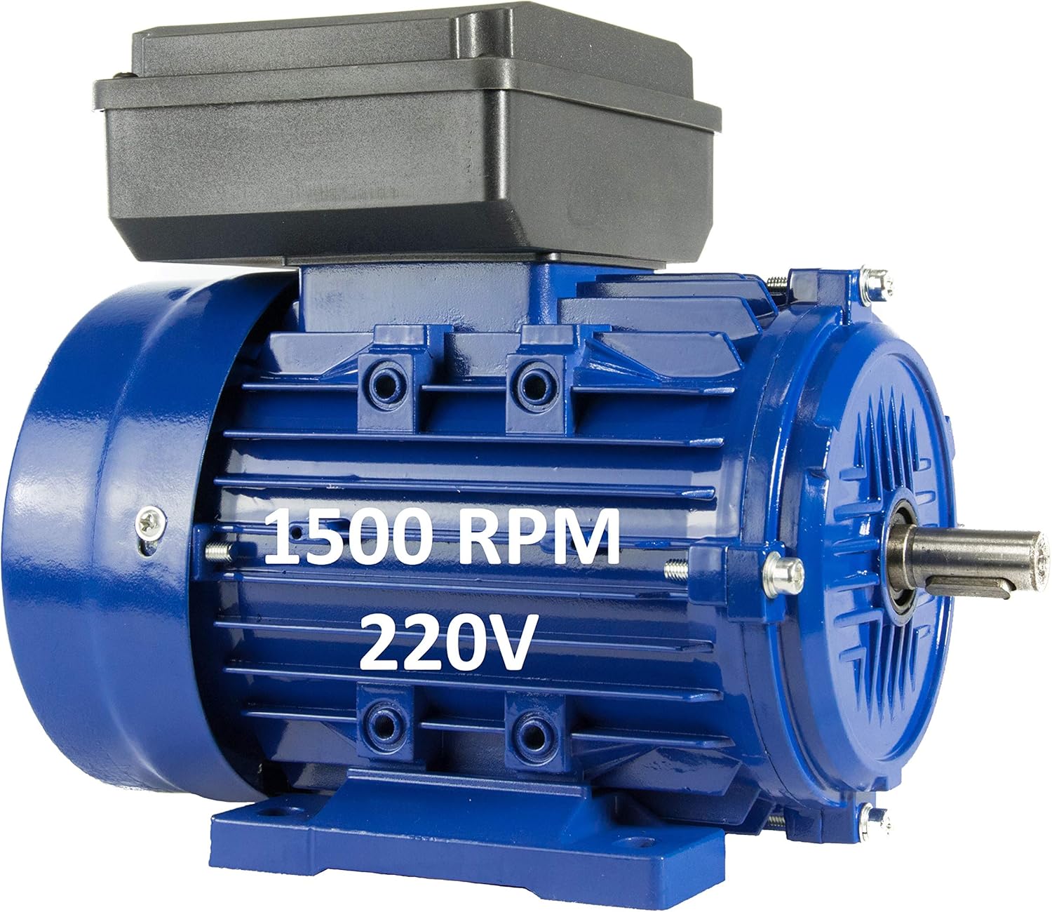 Single Phase Electric Motor 3KW / 4CV 220V 1500RPM B3 / Legs Size 100L