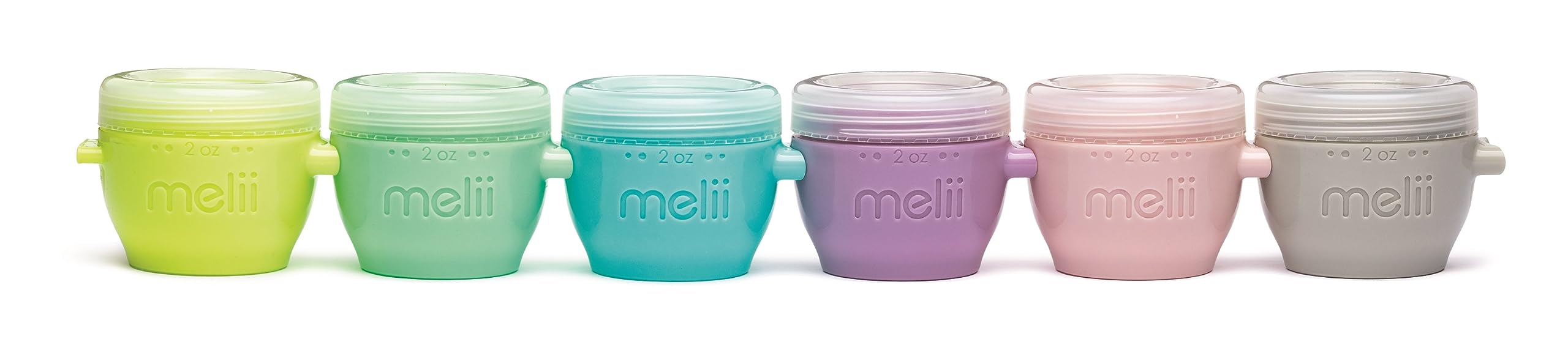 melii Snap & Go Baby Food Freezer Storage Containers & Snack Containers, 2 oz / 59 ml