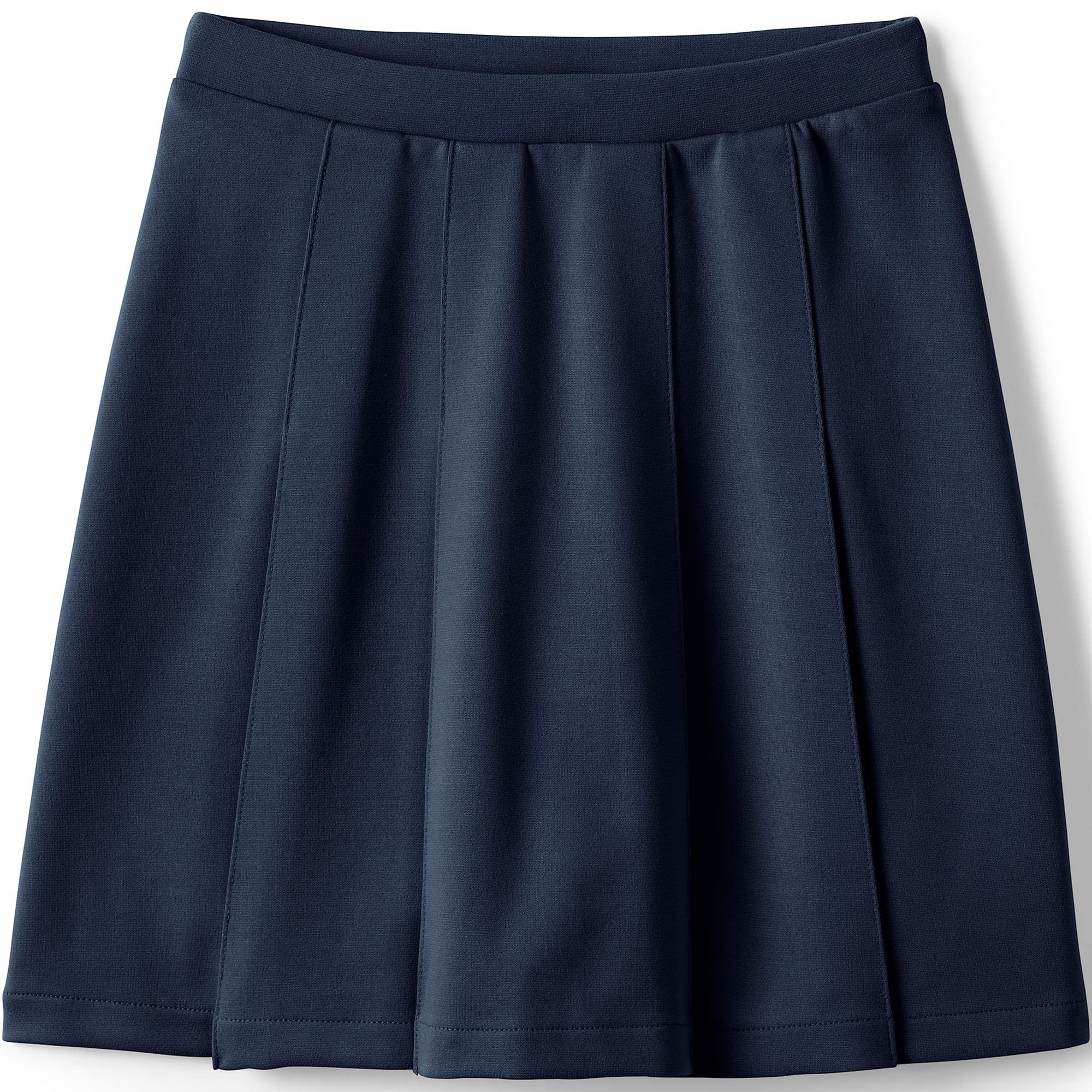 Photo 1 of Lands' End Uniform Ponte Pleat Skirt Classic Navy Kids 16