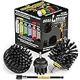 Power Drill Electric Scrubber Spin Brush - BBQ Cordless Drill Cleaning Brush Drill Set - Electric Spin Scrubber Grill Accesso