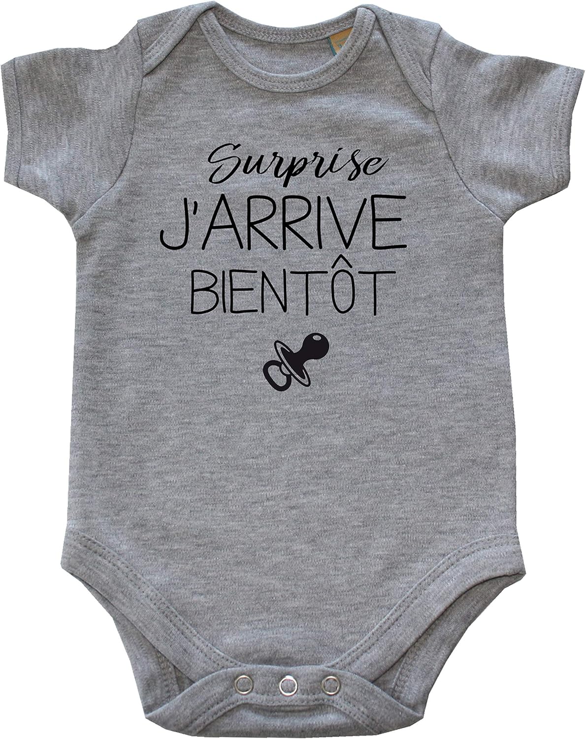 Baby Shower Jarrive Bientot Cadeau Pour Annonce Naissance Dstny Body Bebe Surprise Bodys Et Combinaisons Bebe Fille 0 24m Zwembaddebeemd Nl