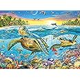 Ravensburger - Swim with Sea Turtles Jigsaw Puzzle | 100 Unique Pieces Technology | Ideal for Kids Age 4-8 | FSC Certified for Sustainability