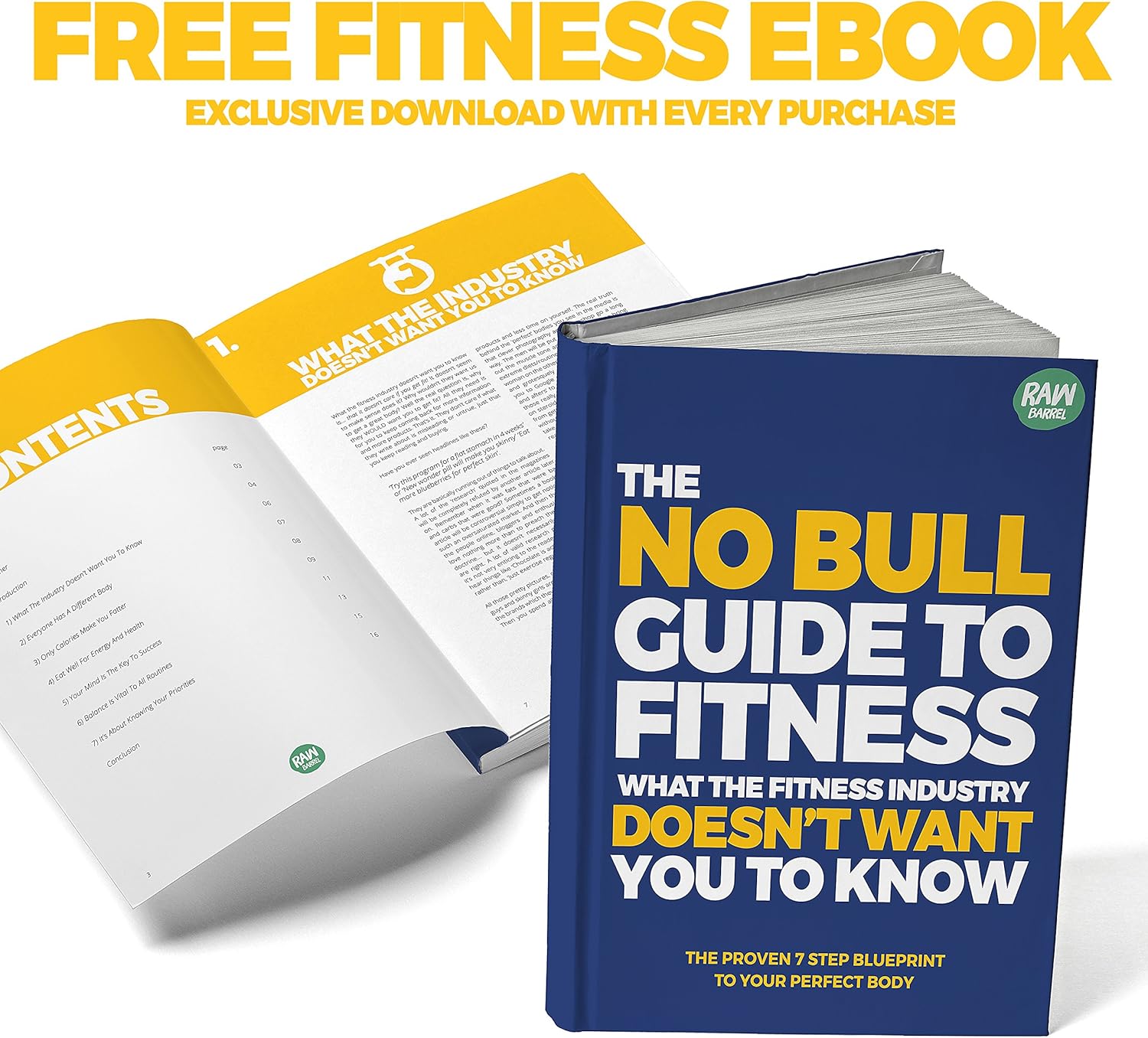 Raw Barrel's - Pure Magnesium Capsules - 500mg EXTRA STRONG Veggie Caps - SEE RESULTS OR YOUR MONEY BACK - 180 Pills, Unique Citrate & Oxide Formula - *FREE* digital guide: Health & Personal Care