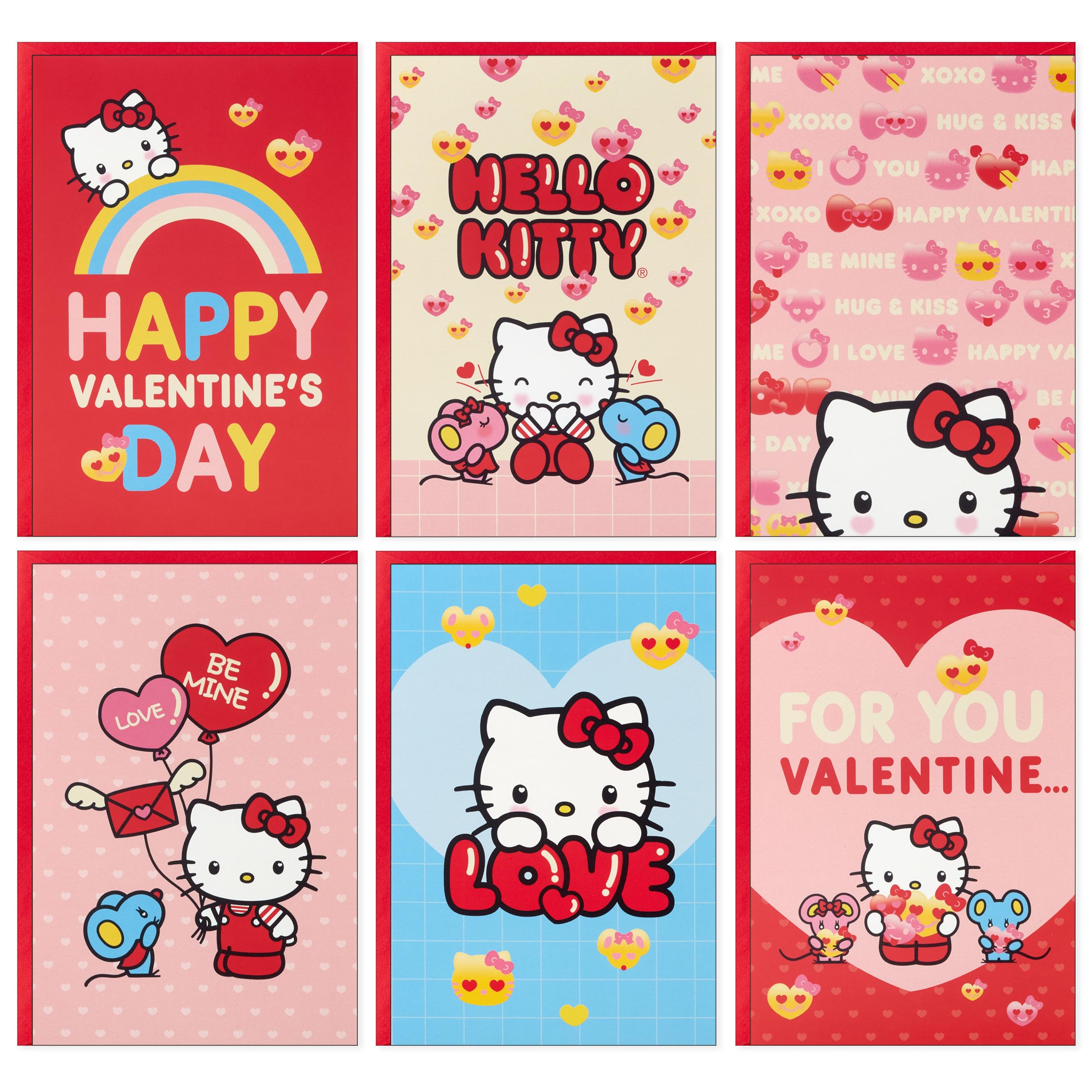 Photo 1 of Hallmark Sanrio Hello Kitty Valentines Day Cards for Kids School (36 Classroom Valentines with Envelopes)