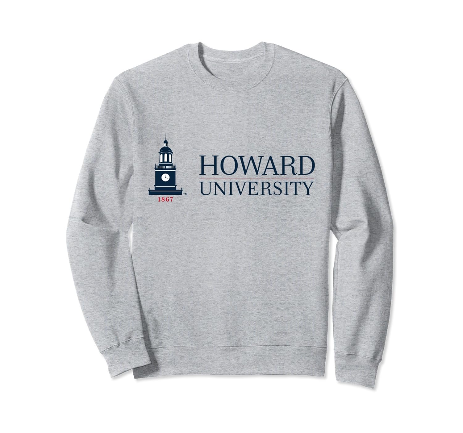 Howard Univeristy Bison NCAA Women's Sweatshirt PPHOW08-Rose