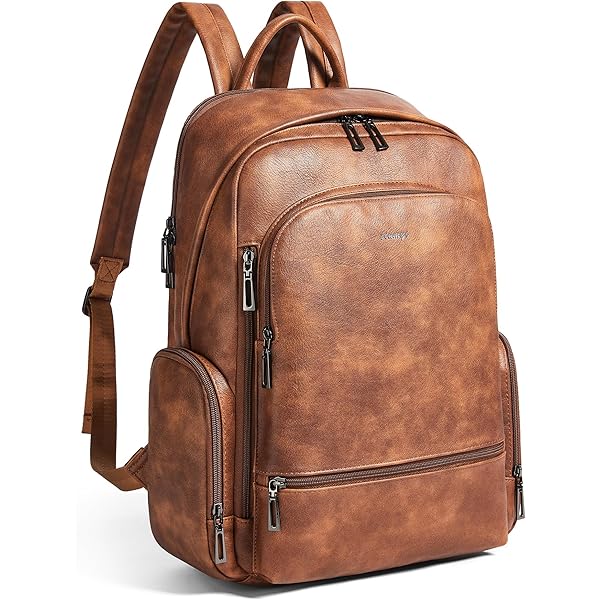 Amazon.com: tiamyi Vegan Leather Backpack for Women and Men  display picture 1