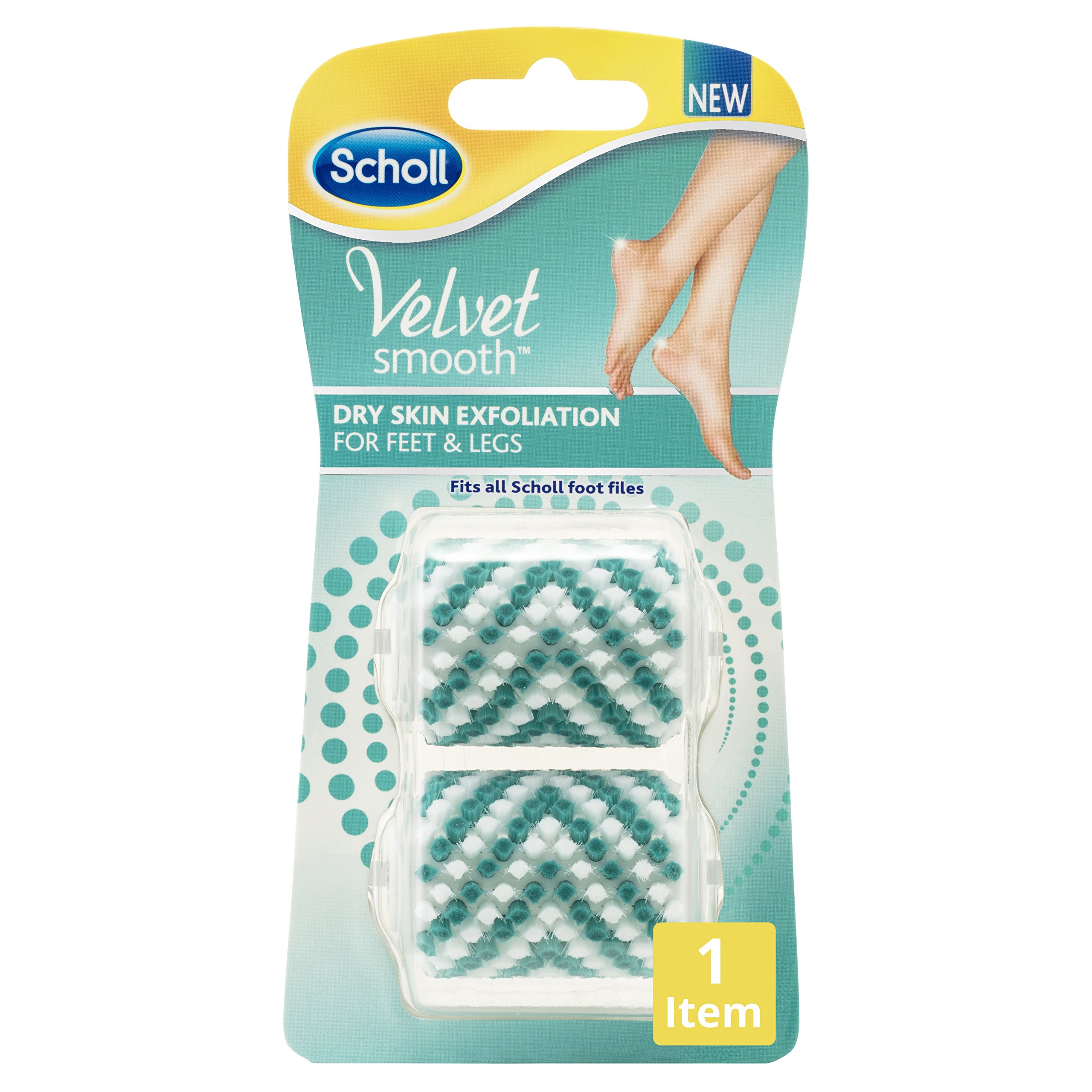 Scholl Velvet Smooth Exfoliator Replacement Roller Head (Pack of 2)