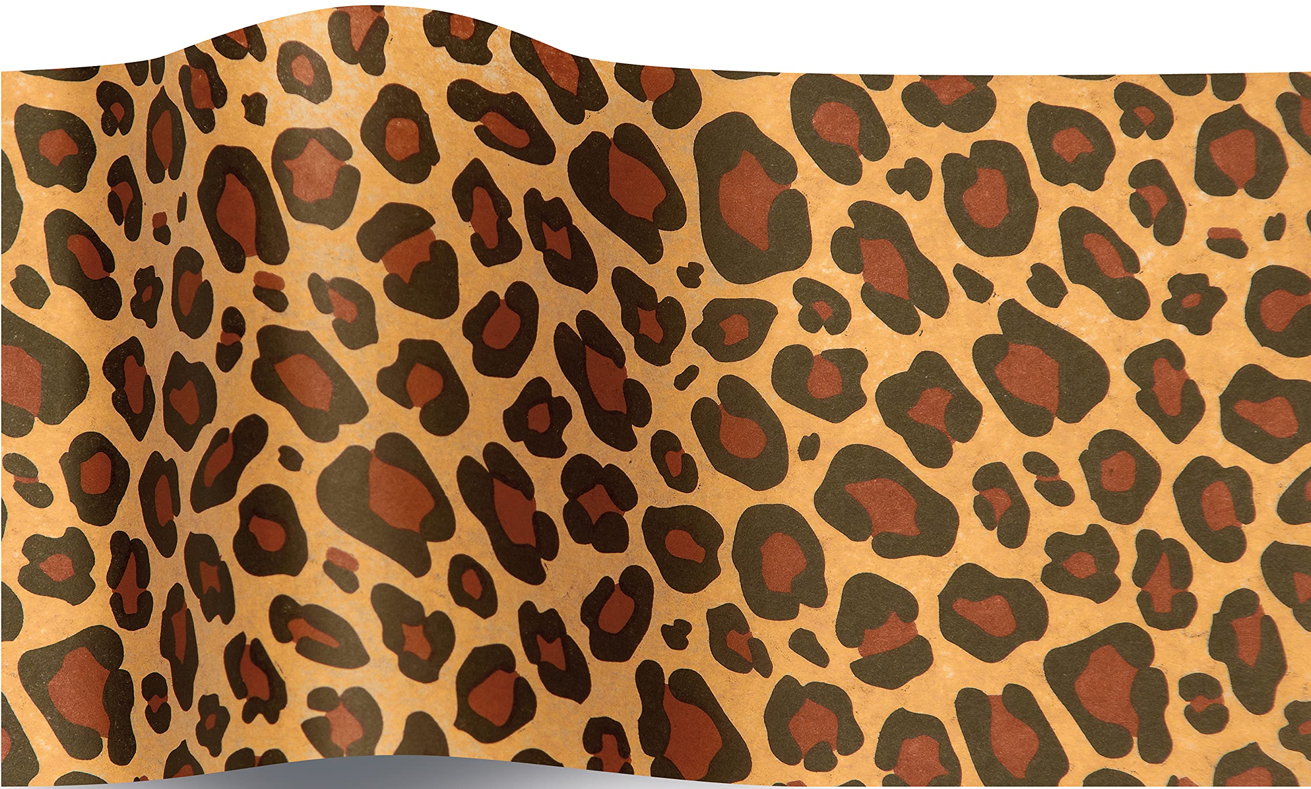 SatinWrap Luxury Printed Tissue Wrapping Paper Leopard 5 Sheets
