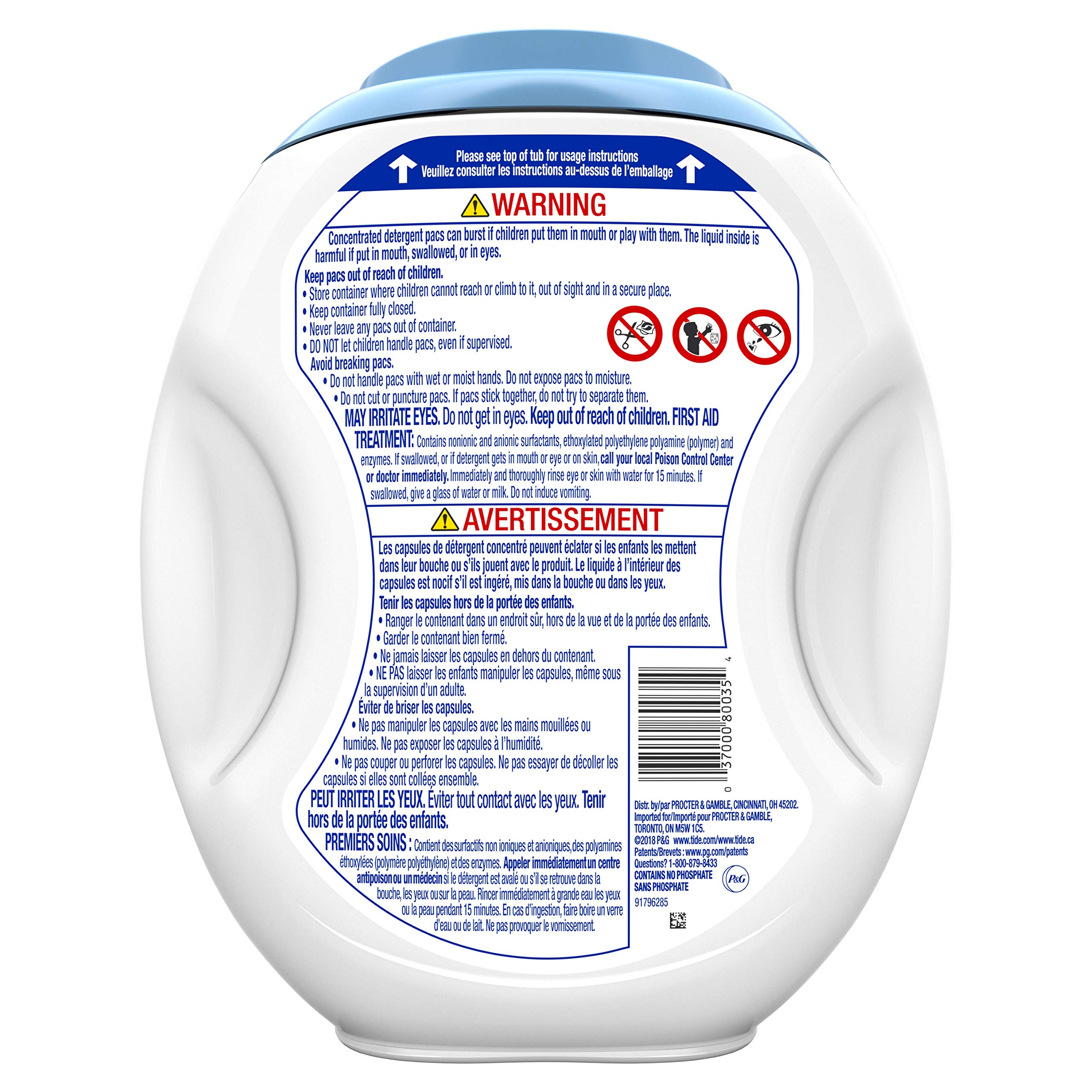 Tide pods free and gentle laundry detergent 96 count unscented and 