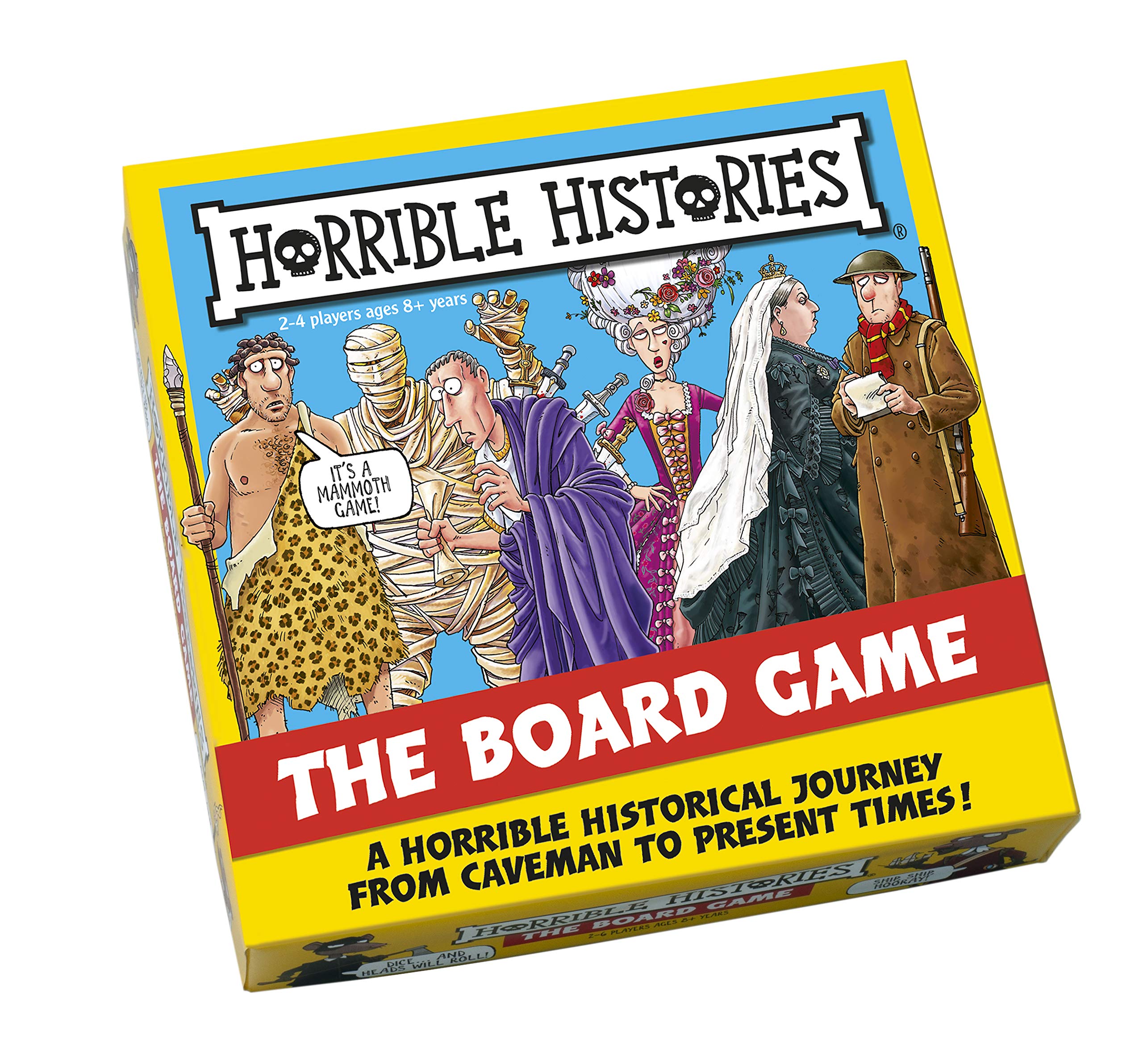 University Games Horrible Histories Board Game – Fun Educational History Quiz Game for Kids & Families, Trivia Game Ages 8+