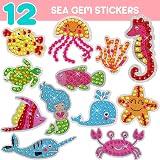 Blue Squid Blue Squid Diamond Art Kids Under The Sea 5D Gem Art Kit view 3