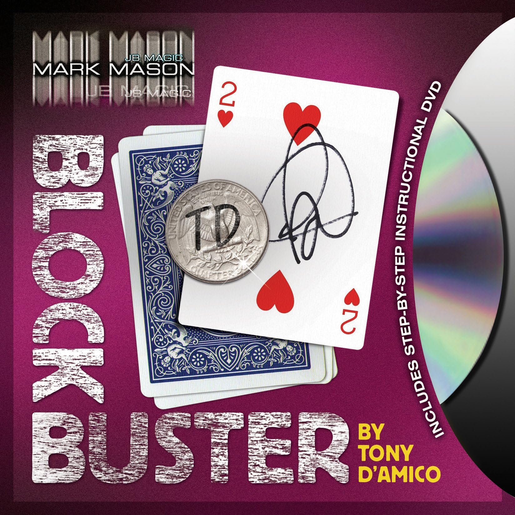 BLOCK-BUSTER (Blue) by Tony D'Amico - Trick