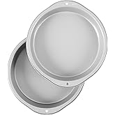Wilton Recipe Right Non-Stick 9-Inch Round Cake Pans Set, 2-Piece, Steel