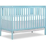 Dream On Me, Synergy 5-in-1 Convertible Crib in Aqua Sky, Greenguard Gold Certified