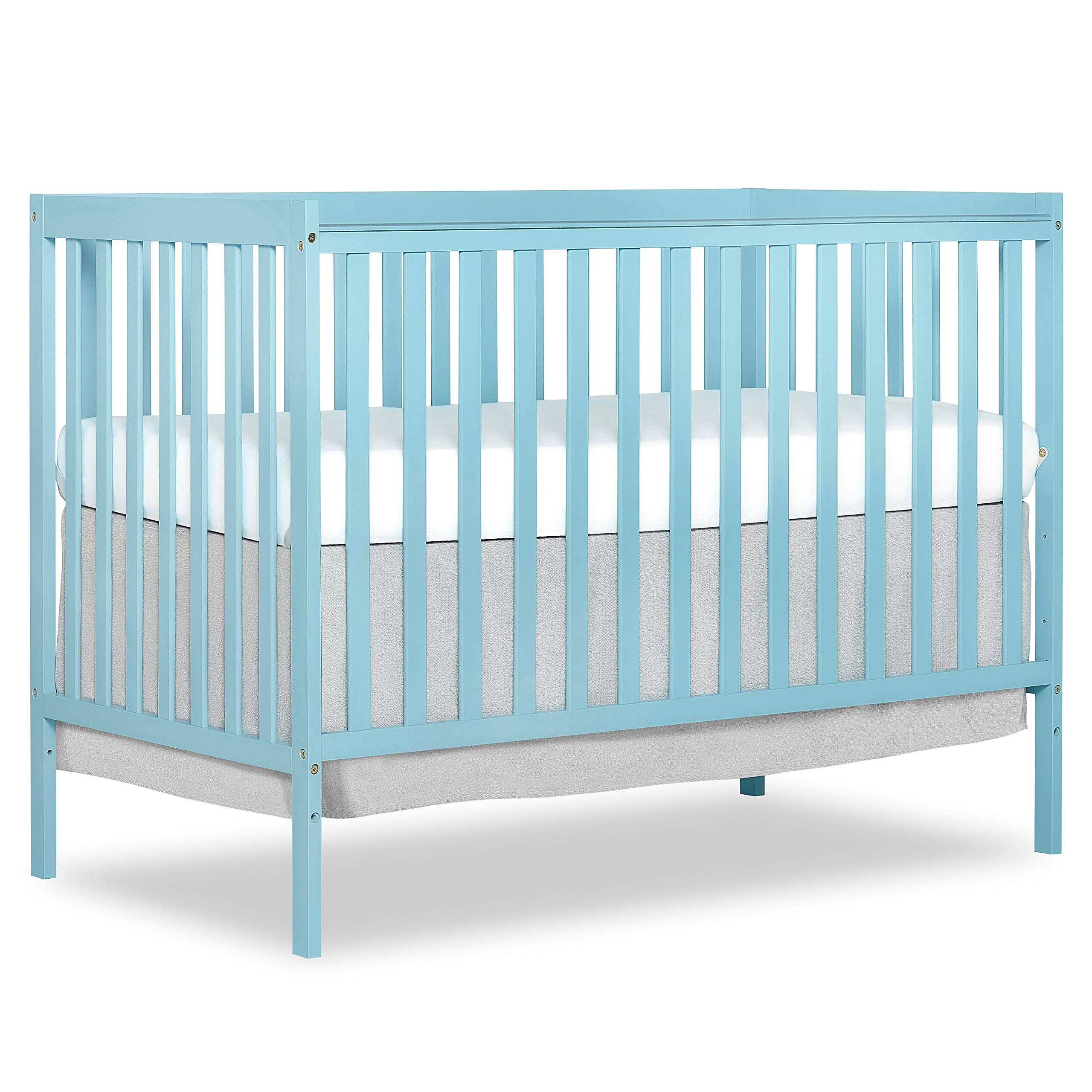 Photo 1 of Dream On Me Synergy 5-In-1 Convertible Crib In Aqua Sky, Greenguard Gold Certified