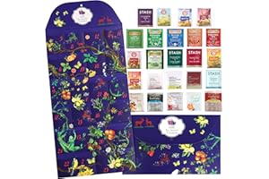 EVA'S GIFT UNIVERSE Assorted Teas Gift Advent Calendar, Seasonal Tea Sampler Variety Pack (24 Count, 24 Flavors) Holiday Gift for Family, Friends, Coworkers, Mom, Dad, Wife, Husband