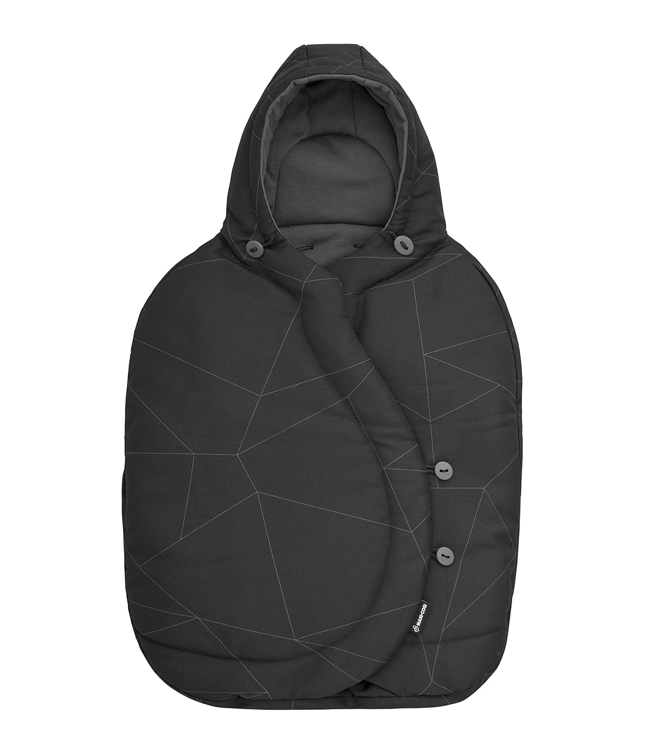 MaxiCosi Winter Footmuff for MaxiCosi Baby Car Seats, Warm Footmuff Suitable from Birth, Black