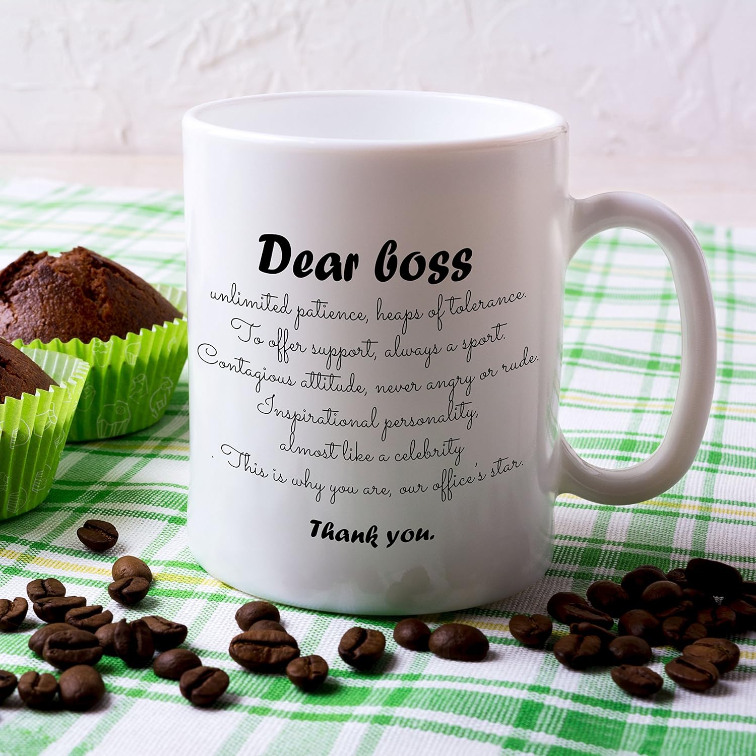 dear boss lady mug