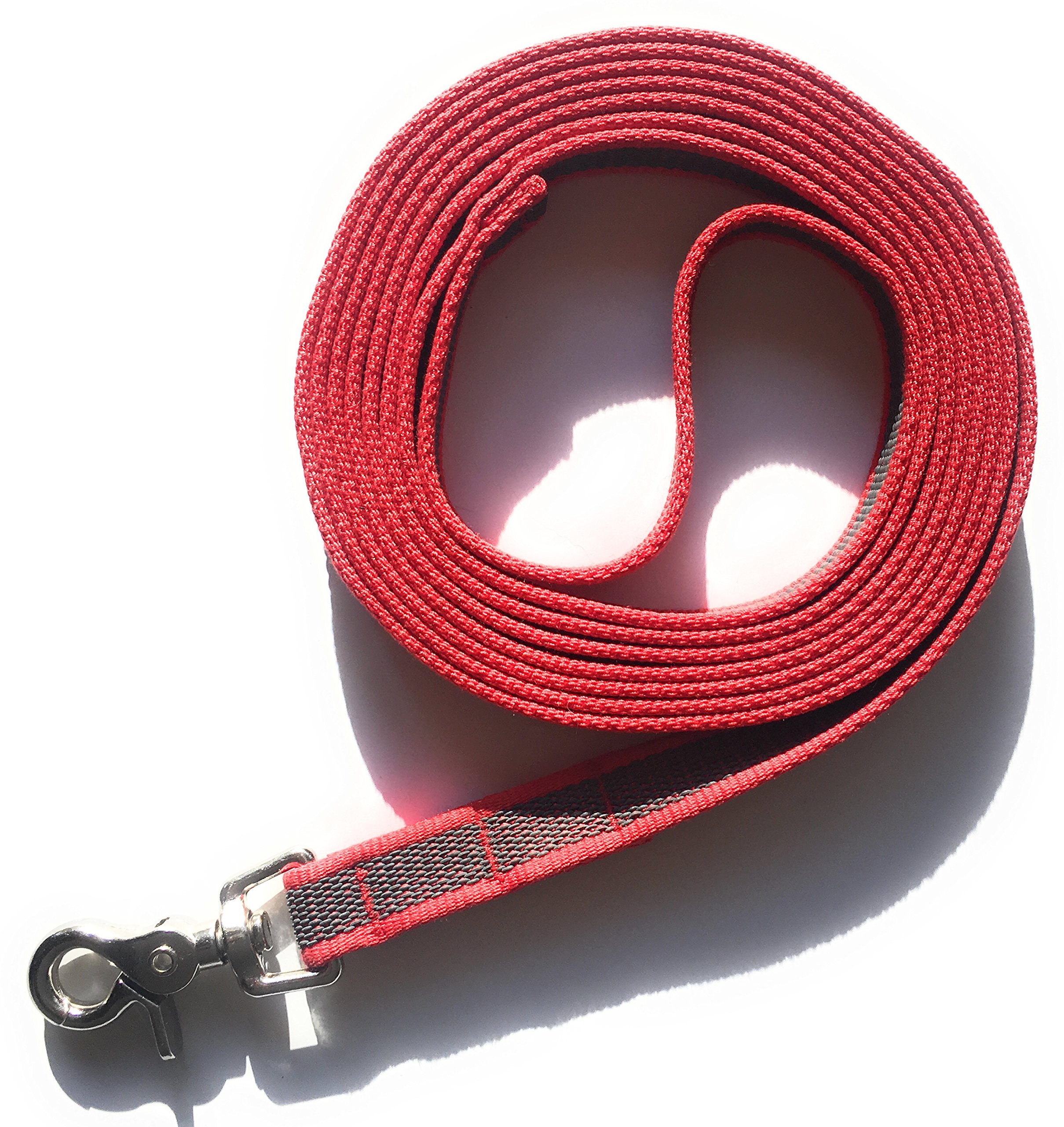 DOGS and MORE – Tracking / Training / Recall Leash = > 3 m with RUBBER treads (with or without hand loop)