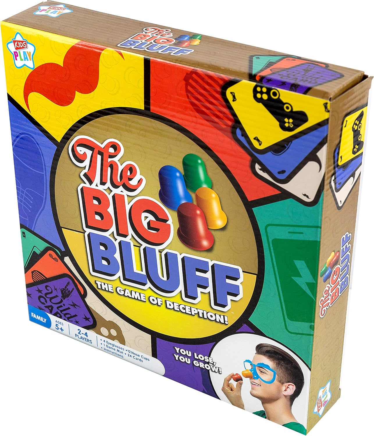 Kids Play – Activity The Big Bluff Game – Traditional Family Board ...