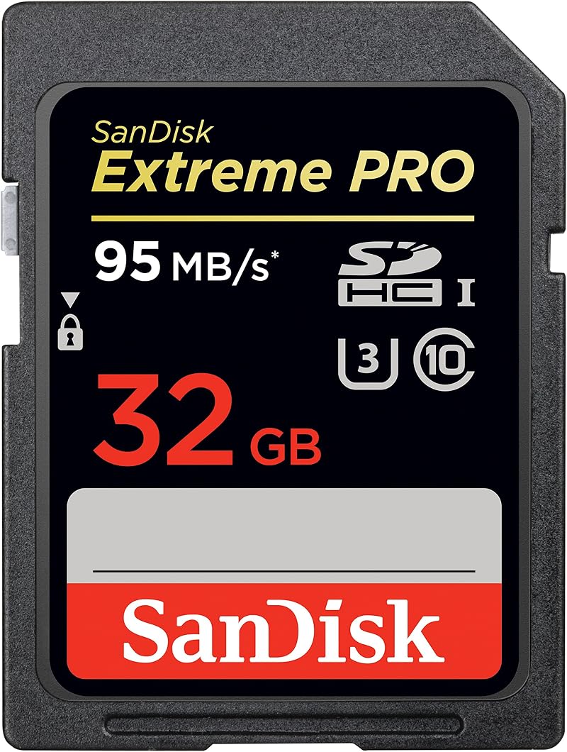 SanDisk Extreme PRO 32GB SDHC UHS-I Memory Card - Frustration-Free Packaging