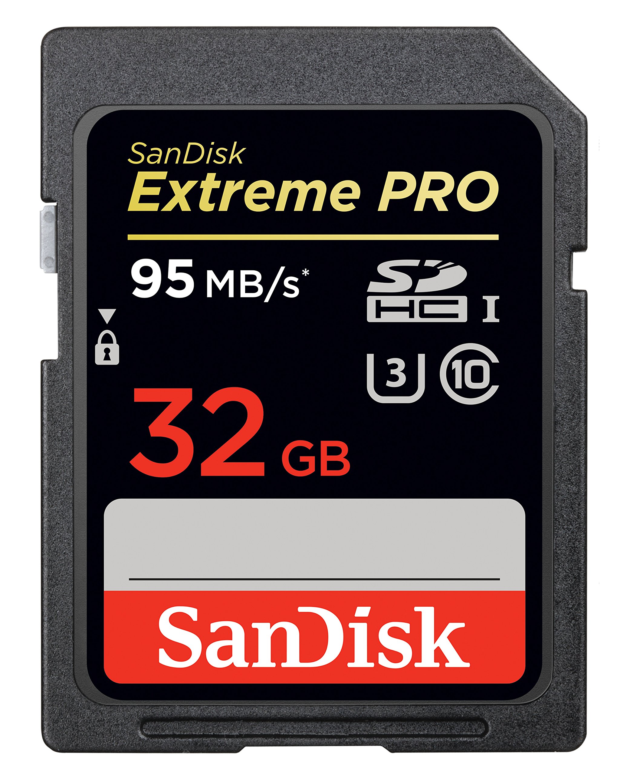 SanDisk Extreme PRO 32 GB SDHC UHS-I Memory Card - Frustation-Free Packaging