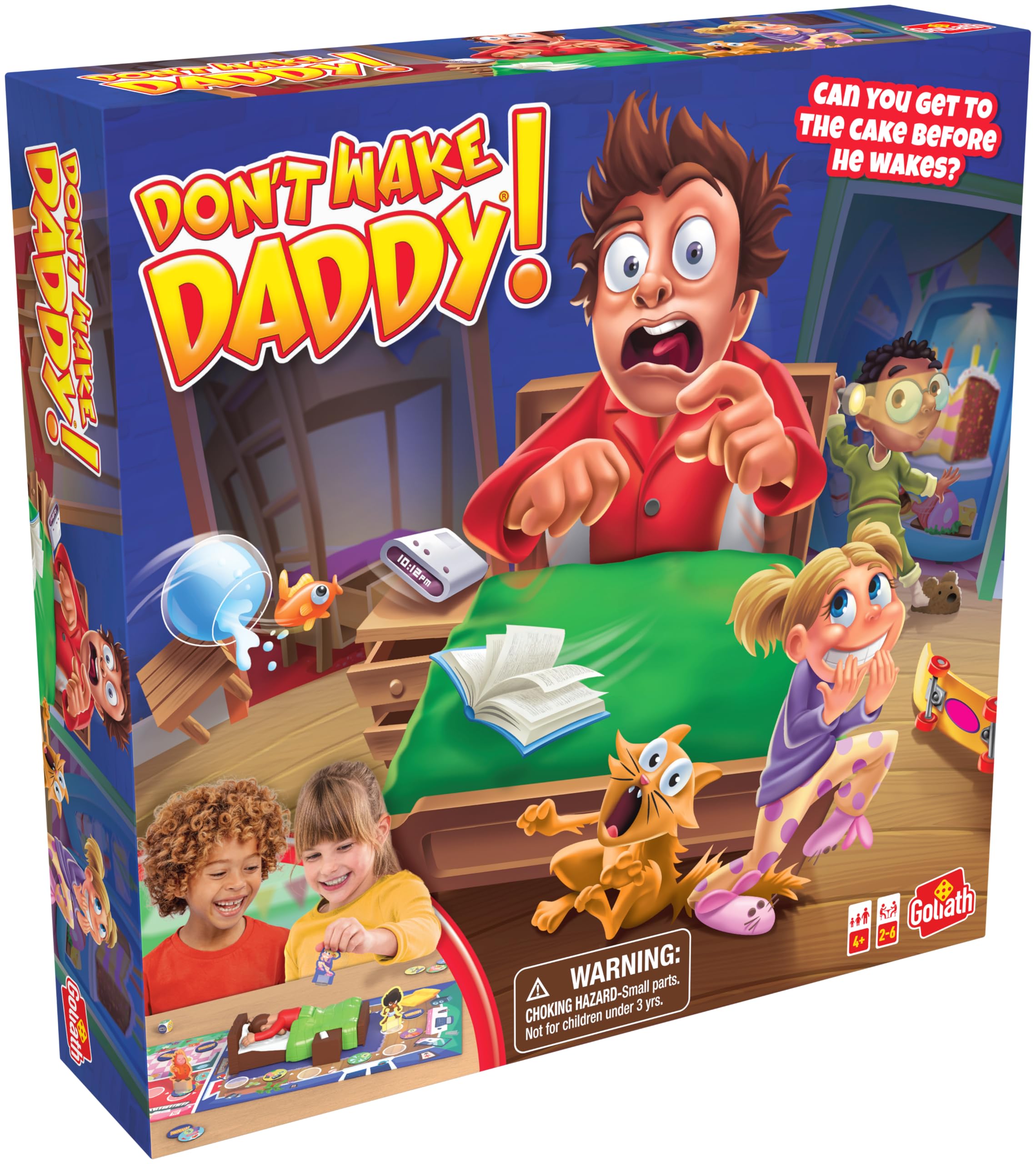 Goliath Don't Wake Daddy Board Game | Surprise Action Game for Kids | 2-6 Players, Ages 4+