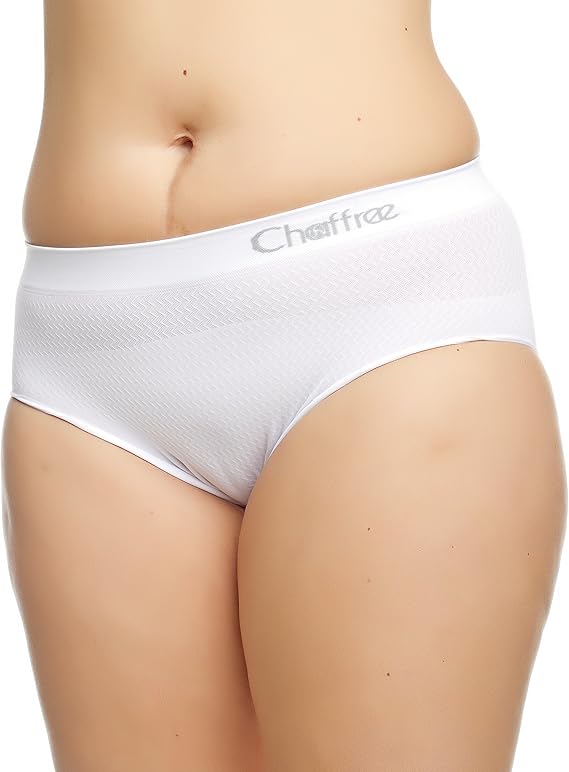 Chaffree Womens Anti Chafing Exercise Briefs, Ladies Mid Waist