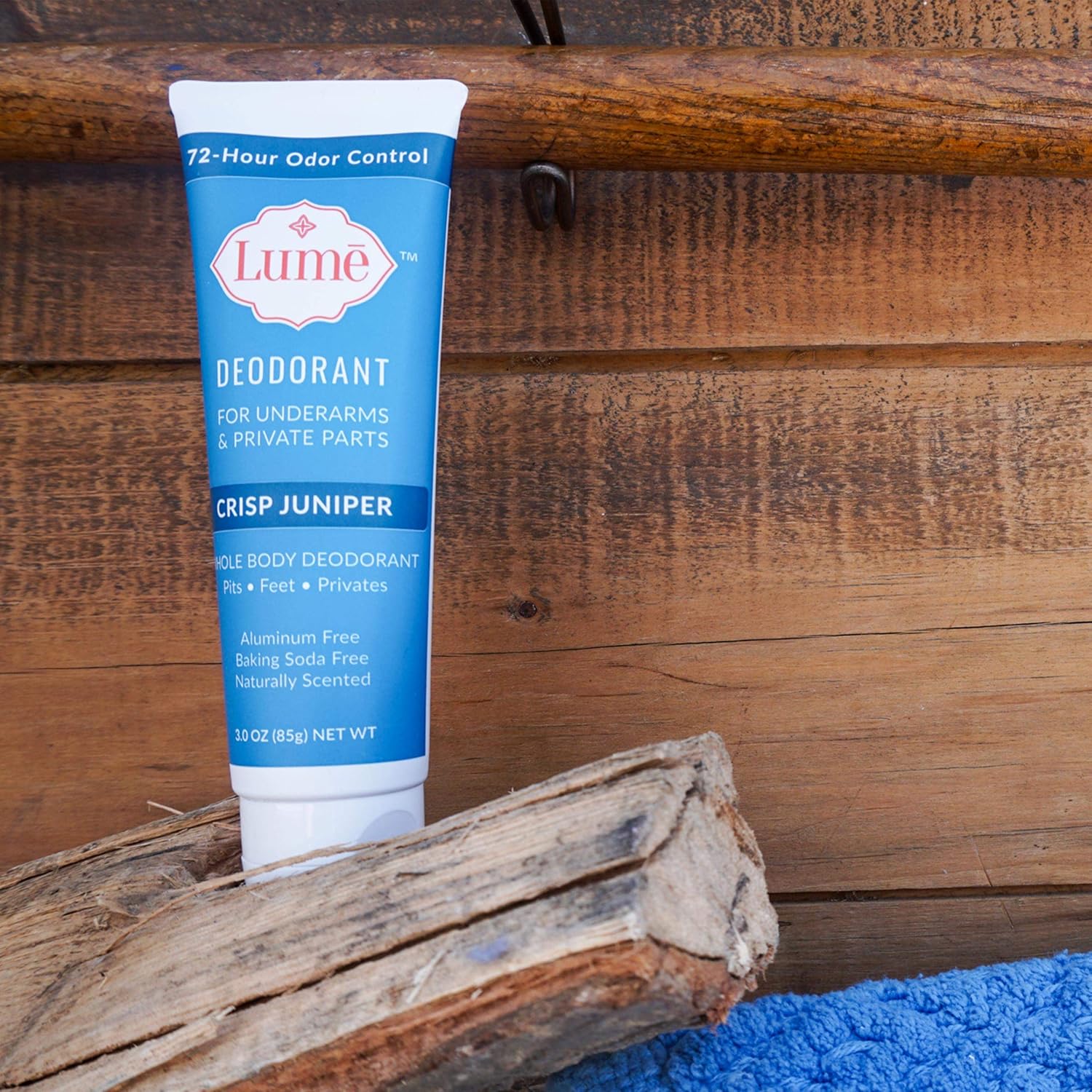 Lume Deodorant For Underarms & Private Parts 3oz Tube (Crisp Juniper) : Beauty