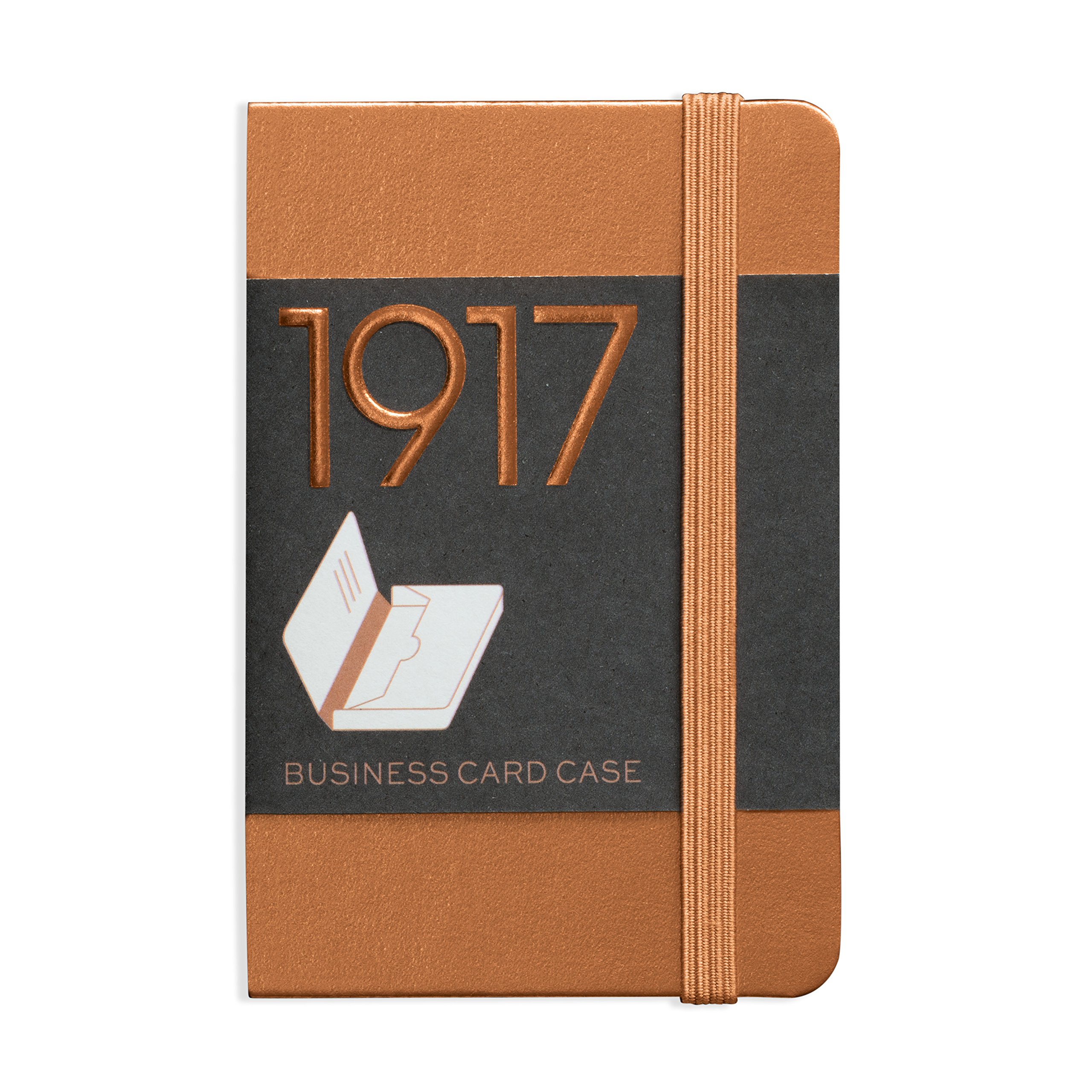 LEUCHTTURM1917 355542 Business Card Holder Metallic Edition Copper