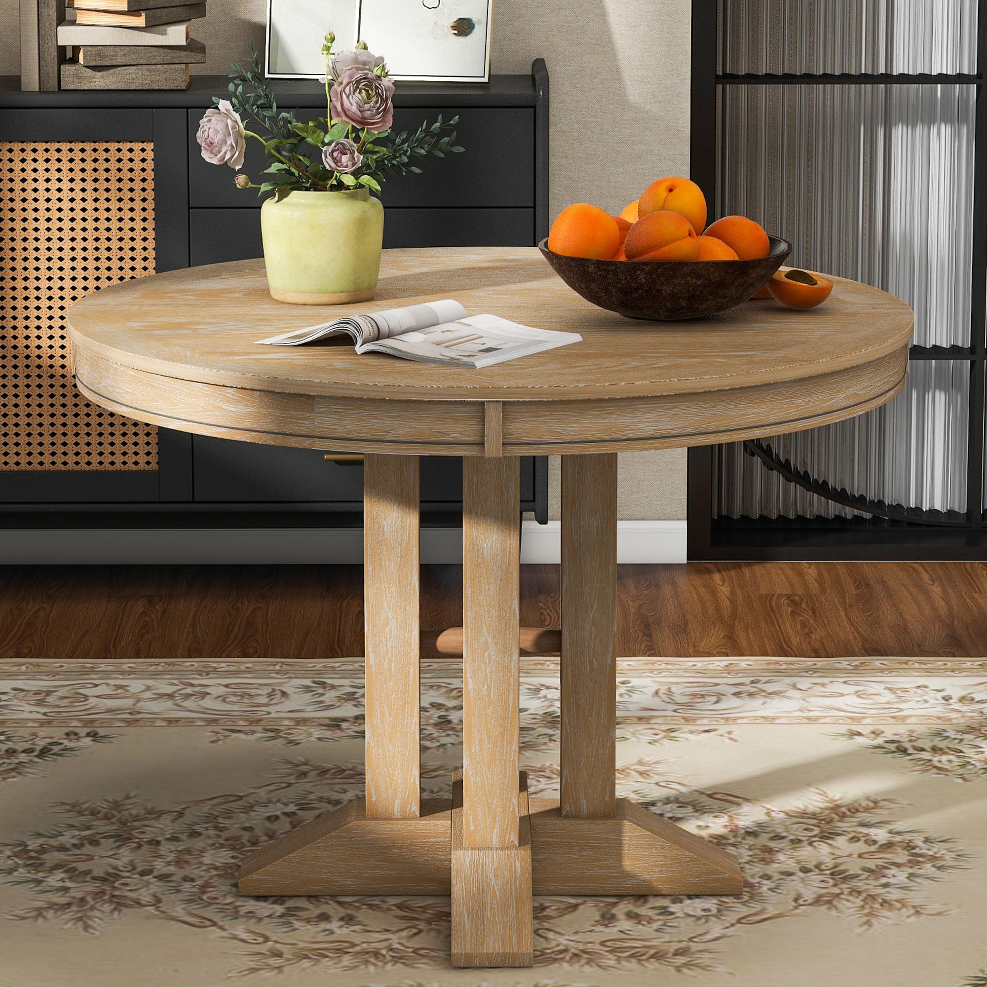 Mid-Century Modern Functional Extendable Wooden