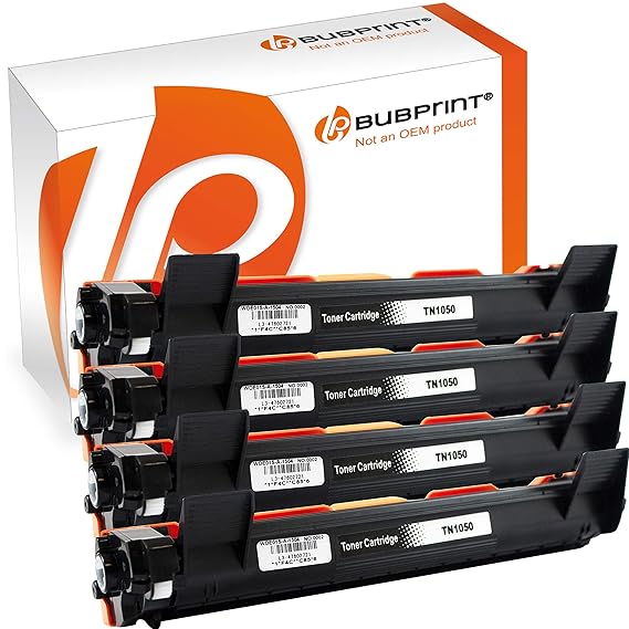 Bubprint 4 Toner kompatibel für Brother TN 1050 TN1050 für DCP-1510 DCP 1510 1512 1610W 1612W HL-1110 HL 1110 1112 1210W 1212