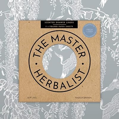 The Master Herbalist Scented Drawer Liners Classical Heron 5 Sheets